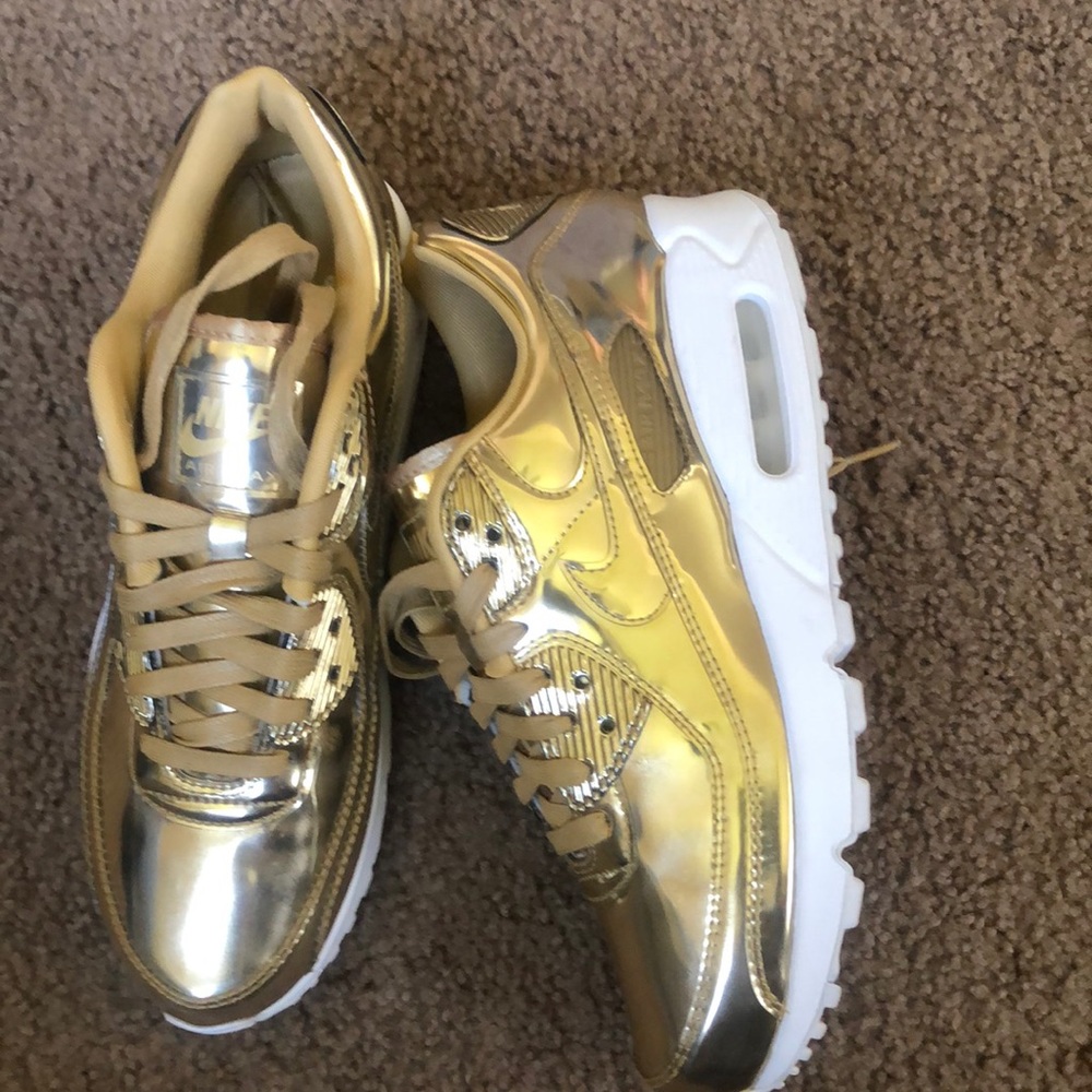 Gold Metallic Air Max
